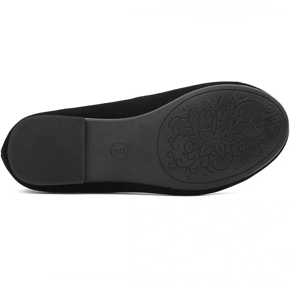 🏷️ DREAM PAIRS Women’s Slip On Ballerina Flats Black Size 8.5